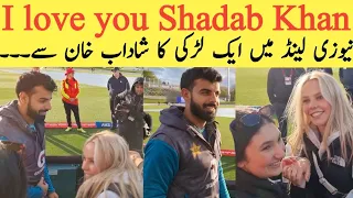 Shadab Khan I love You ❤️ cricket fan in new zealand