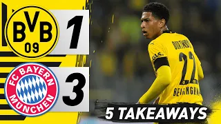 Borussia Dortmund 1 - 3 FC Bayern Munich 5 Takeaways | DFL Supercup Review