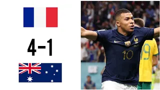 France vs Australia 4-1 |World  cup Qatar 2022 All Goals & Extended  highlights 2022