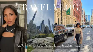 TRAVEL VLOG! NEW YORK CITY | IL MULINO + FOREVER BRACELETS +BIKING IN CENTRAL PARK| FASHION FLETCHER