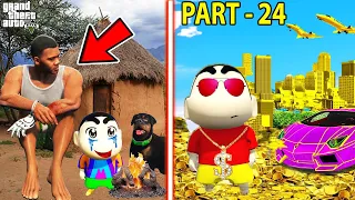 Franklin Become Richest Person To Poor Life And Shinchan,pinchan Chop Earn $1000,000,000 in gta 5