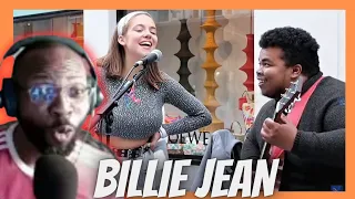 UNBELIEVABLE! REACTING TO ALLIE SHERLOCK & FABIO RODRIGUES UNIQUE MICHAEL JACKSON 'BILLIE JEAN COVER