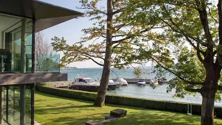 Luxury Switzerland Mansion - Villa du Lac. Lakefront, Rémi Tessier Design & Spa in Geneva