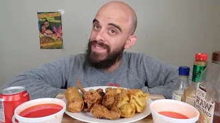 Fried Chicken Wings with Sweet & Sour Sauce | Chinese Food Mukbang | Eating Show