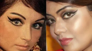 70s retro makeup look #sharmilatagor