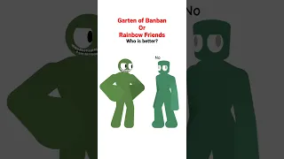 Garten of Banban vs Rainbow Friends / Who is better? #shorts
