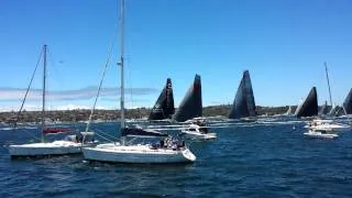 2013 Sydney to Hobart race - race start