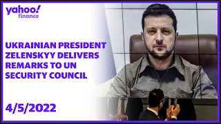 Ukrainian President Zelenskyy addresses UN Security Council