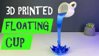 Witness The Magic of a 3d Printed Floating Cup! ☕️