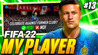 CELEBRATING vs OLD CLUB?! YES OR NO??🤔 - FIFA 22 My Player Career Mode EP13