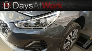 Replacing Front Bumper Hyundai i30 - Days At Work