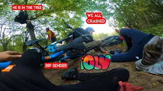 CRASHING LIKE IDIOTS - RIDING CRAZY STEEP HILLS