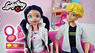 Miraculous Make Up Challenge Marinette & Adrien | Challenge entre poupées,dolls,challenges