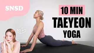 SNSD TAEYEON INSPIRED YOGA WORKOUT | Kpop Idol Daily Stretch Routine For Flexibility | Mish Choi