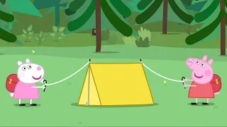 Peppa Gris | Campingtur | Tegnefilmer for barn