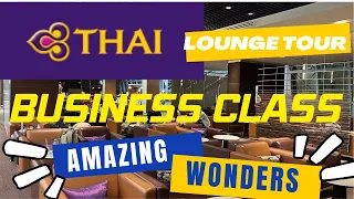 Thai Airways Business Class, Lounge Tour | Suvarnabhumi Airport