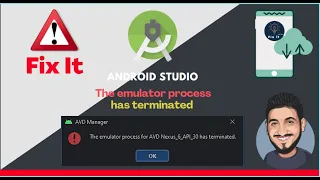 The emulator process for AVD was terminated || #has_terminated ||Android Studio 2022