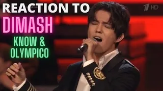 REACTION to DIMASH  - Know and Olympico (MOSCOW) 2019 POLICE DAY