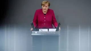 Regierungserklärung Bundeskanzlerin Merkel