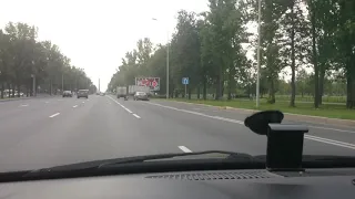 ДТП Пулковское  шоссе 19. 07. Как так умудрились!!!