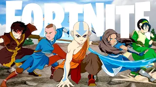 Fortnite x Avatar - ELEMENTOS - O Collab Com AVATAR A LENDA DE AANG