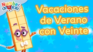 Vacaciones de Verano con Veinte ☀️ | Episodios completos | Numberblocks en español