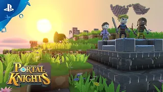 Рыцари Порталов Portal Knights вдвоем на одном экране PS4