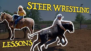 Gabe flips a steer! (some ESPANOL) Rodeo Time - 299.5
