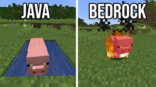 👉DIFERENCIAS sobre JAVA vs BEDROCK!