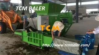 Silage baling press