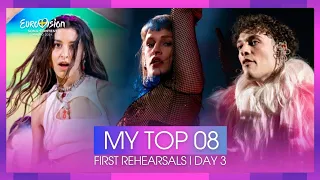 🇸🇪 Eurovision 2024: My Top 8 l First Rehearsals l Day 3