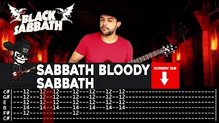 【BLACK SABBATH】[ Sabbath Bloody Sabbath ] cover by Masuka | LESSON | GUITAR TAB