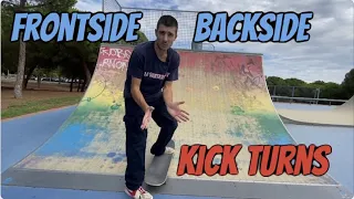 Comment apprendre à tourner dans une courbe en skate ? Kick turn ✔️