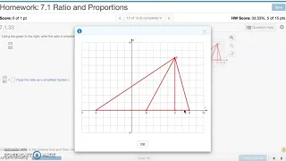 Geometry: 7-1 Ratio and Proportions MathXL