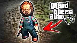 CAÇANDO O BONECO CHUCKY NO GTA 5 !! (Caçador de Lendas / Mistério)