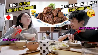 ISTRI JEPANG BIKIN RENDANG !! UNTUK BUKA PUASA TERAKHIR ! MANTAP !