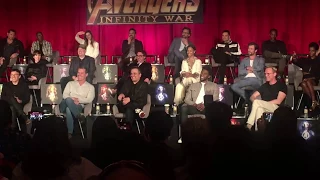 The Best of the Avengers Infinity War Press Conference, Black Panther vs. Iron Man & More!