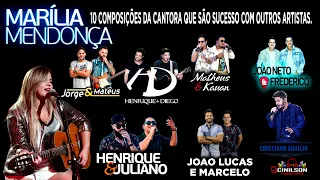 Dj.Cinilson - 10 Composições de Marília Mendonça  que são sucesso com outros Artistas