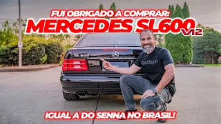 I was forced to buy the Mercedes SL600 V12! Tribute to Ayrton Senna, in the USA and Brazil!
