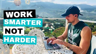 5 Tricks to 10x Productivity While Traveling | Remote work productivity tips for digital nomads