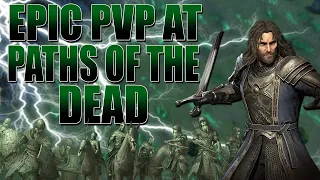 Lotr Rise To War First Time Trying out the Paths Of The Dead PVP Zone Massive battles