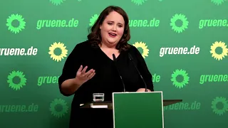 Pressekonferenz mit Ricarda Lang am 04.03.2024