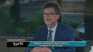 Cornwall City Council Live August 8, 2022