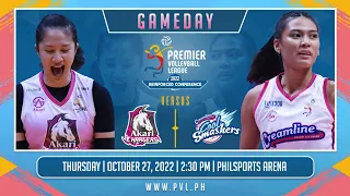 AKARI vs CREAMLINE | GAME 1 OCTOBER 27, 2022 | 2022 PVL REINFORCED CONFERENCE