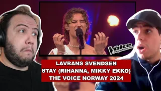 Lavrans Svendsen | Stay (Rihanna, Mikky Ekko) | Knockout | The Voice Norway 2024 TEACHER PAUL REACTS