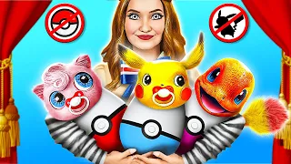 CARA MEMBAWA POKEMON KE BIOSKOP || Adopsi Pokemon di Penjara di Kehidupan Nyata Oleh 123 GO! TRENDS