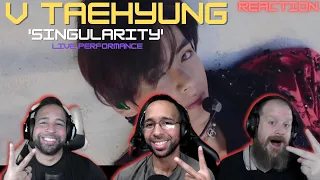 "Among The Best" BTS (V Taehyung) - Singularity - Live Performance | StayingOffTopic REACTION