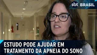 Pesquisa brasileira pode contribuir com tratamento da apneia do sono | SBT Brasil (03/05/24)