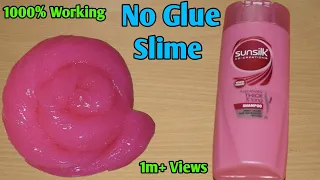 How To Make Slime Without Glue Or Borax l How To Make Slime With Shampoo l Testing No Glue Slime