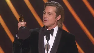 Watch Brad Pitt Thank His Kids During 2020 Oscars Speech